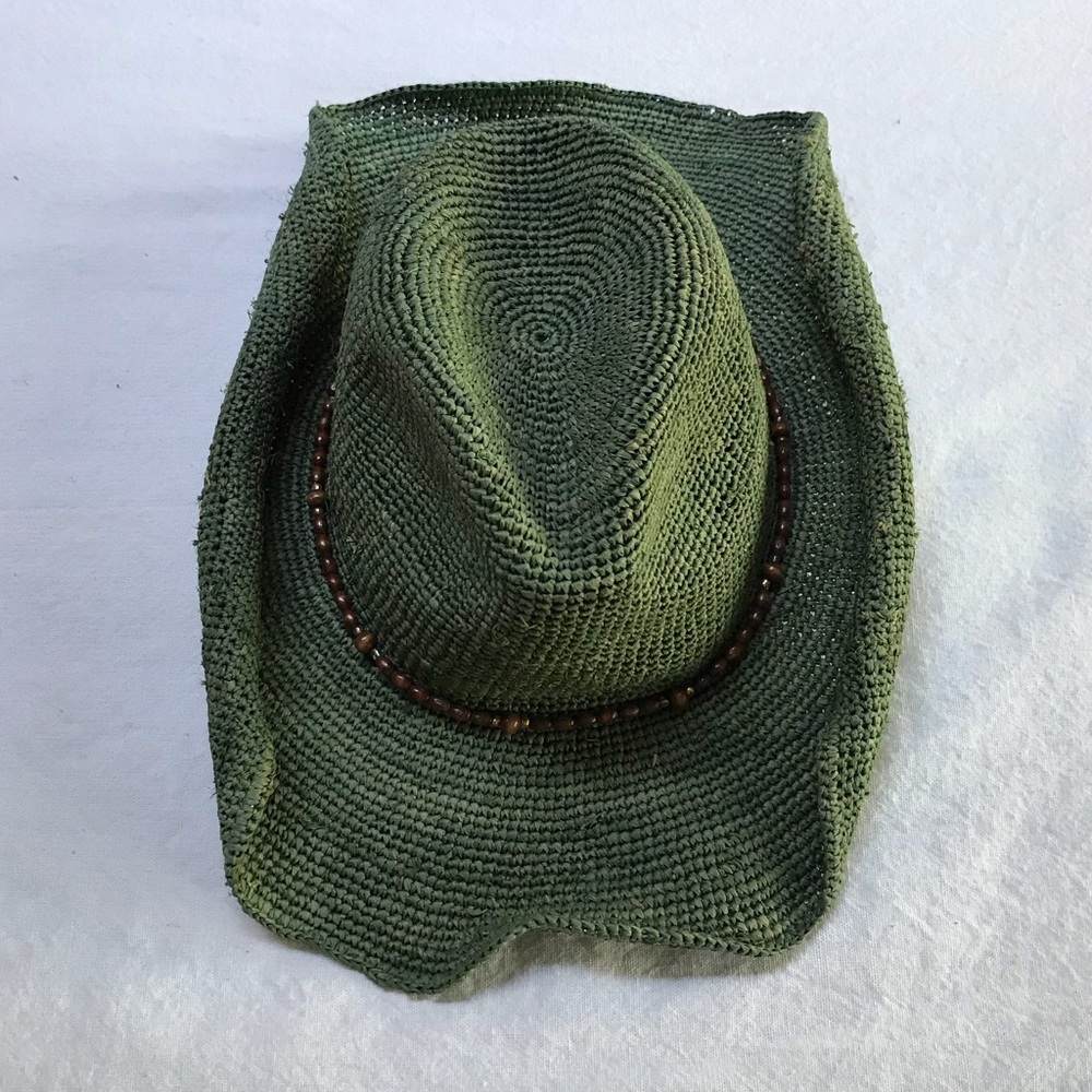 Hat Attack raffia cowboy hat